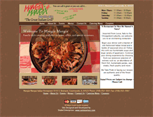 Tablet Screenshot of mangiamangia-restaurant.com